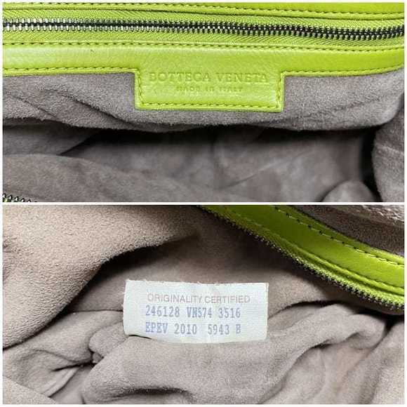Bottega Veneta Luxury Elegant Large Leather Boston Bag Green - Picture 10 of 10